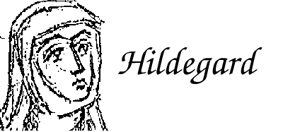 face of Hildegard of Bingen